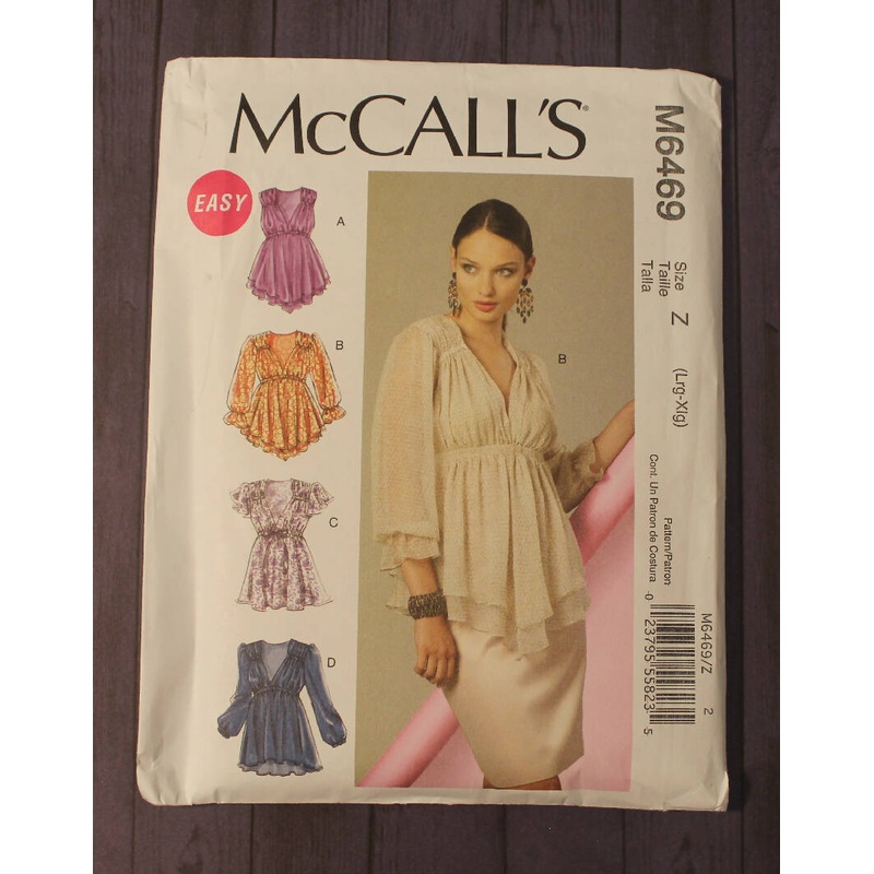 McCall's 6469 Misses Tops