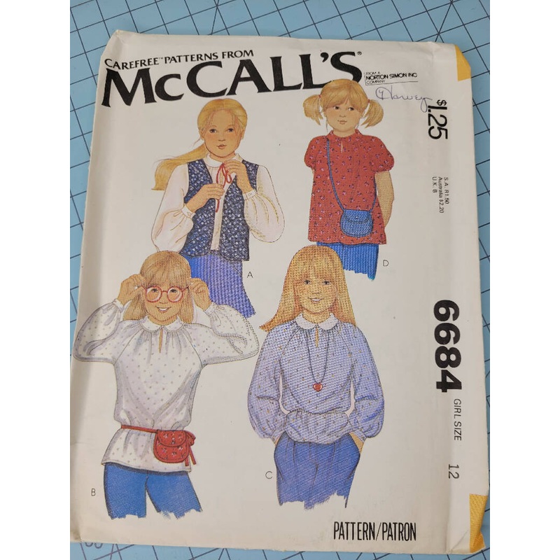 McCall's Carefree Patterns 6684