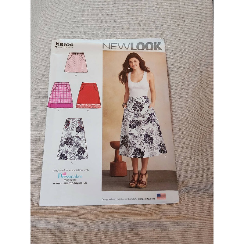 New Look 6106 - Misses Skirt, UC/FF, SZ 10-22