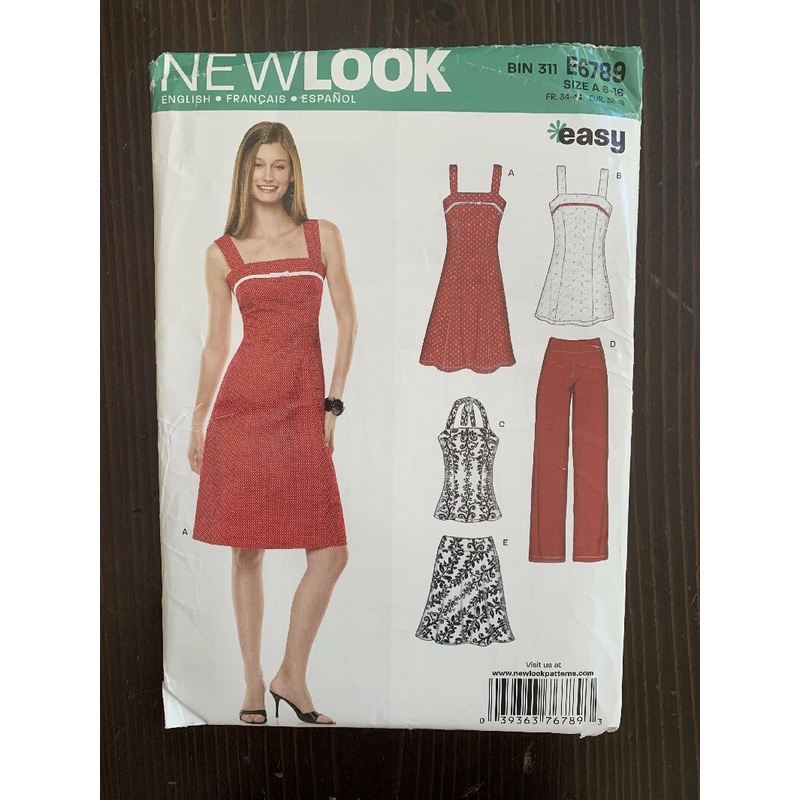 New Look E6789 Misses' Six Sizes in One