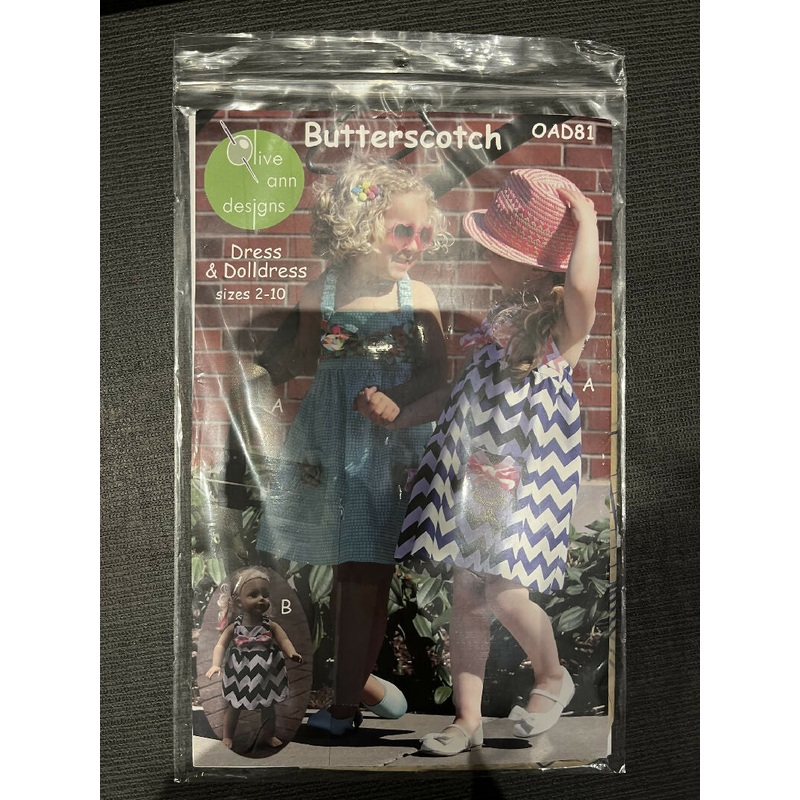 Olive Ann Designs Butterscotch Dress & Dolldress