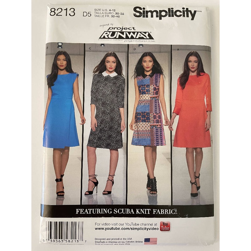 Simplicity 8213 Project Runway Dress