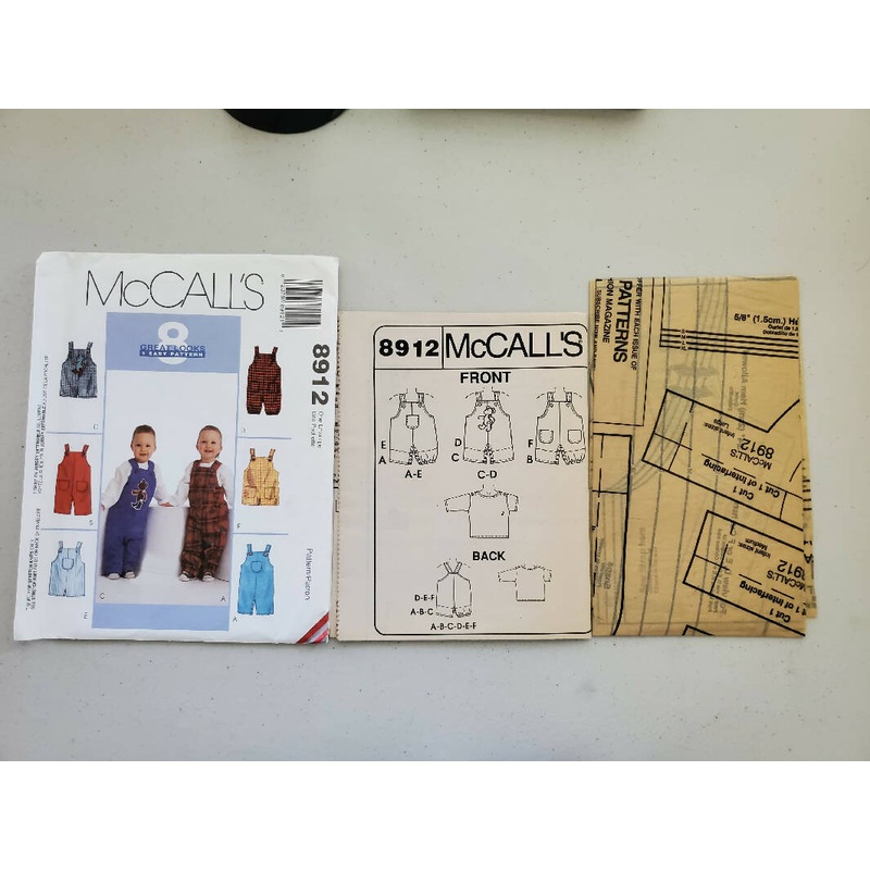 Uncut McCall's Pattern 8912