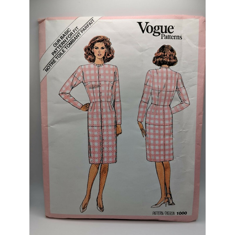 VTG Vogue 1000 Misses' Fitting Shell Pattern