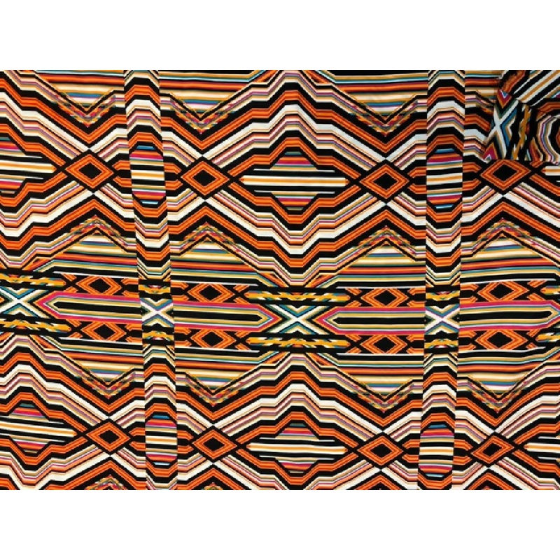 Abstract Print Georgette 1 7/8 yds