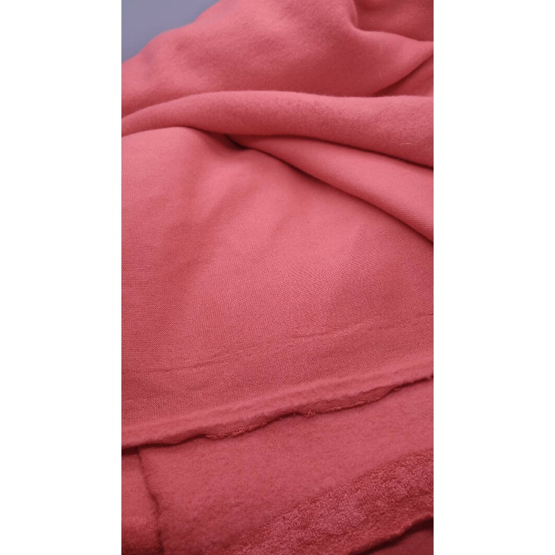Bright Pink fleece, fuzzy on 1 side, 2 yds