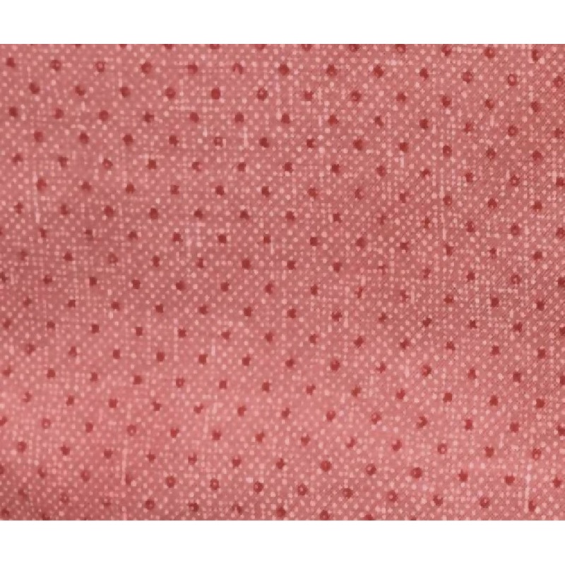 Cotton- Clothworks Lullaby - Pink Vintage Dot