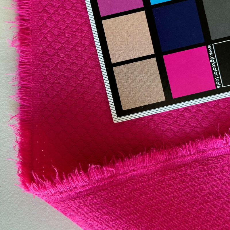 Magenta Cotton Quilted Woven - Yardage