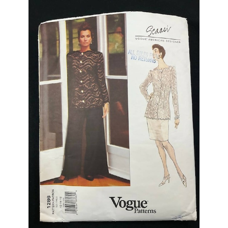 Vogue 1286 Pattern