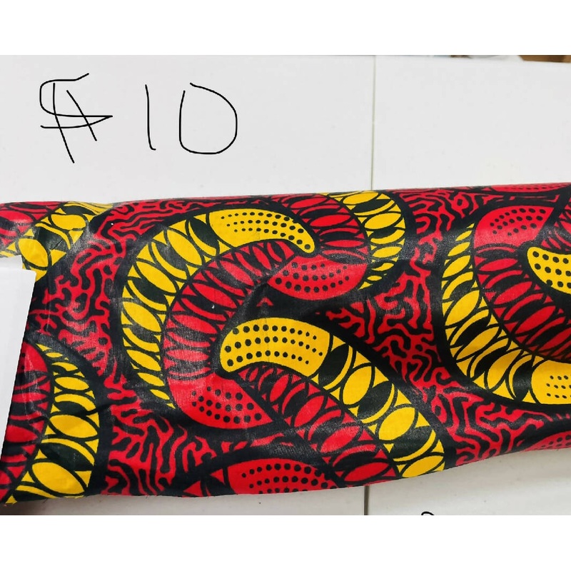 African print wax cotton