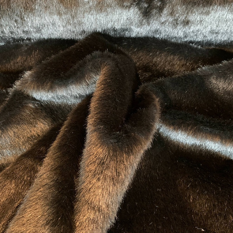 Black Faux Fur - Yardage