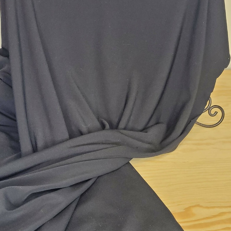Black Stretch Knit Blend