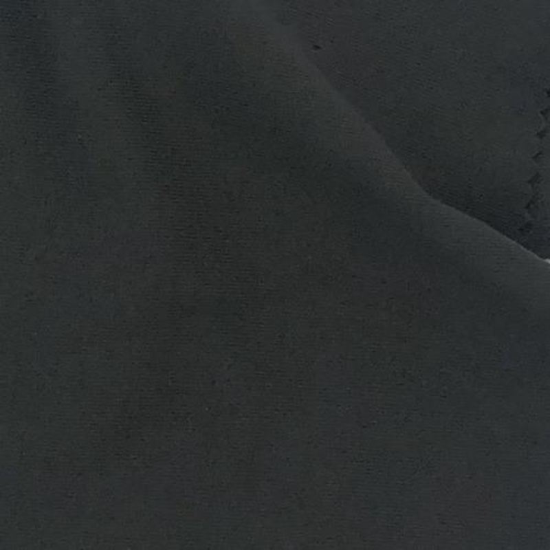 Charcoal Grey Made In America Cotton Tubular Cuffing Rib Knit