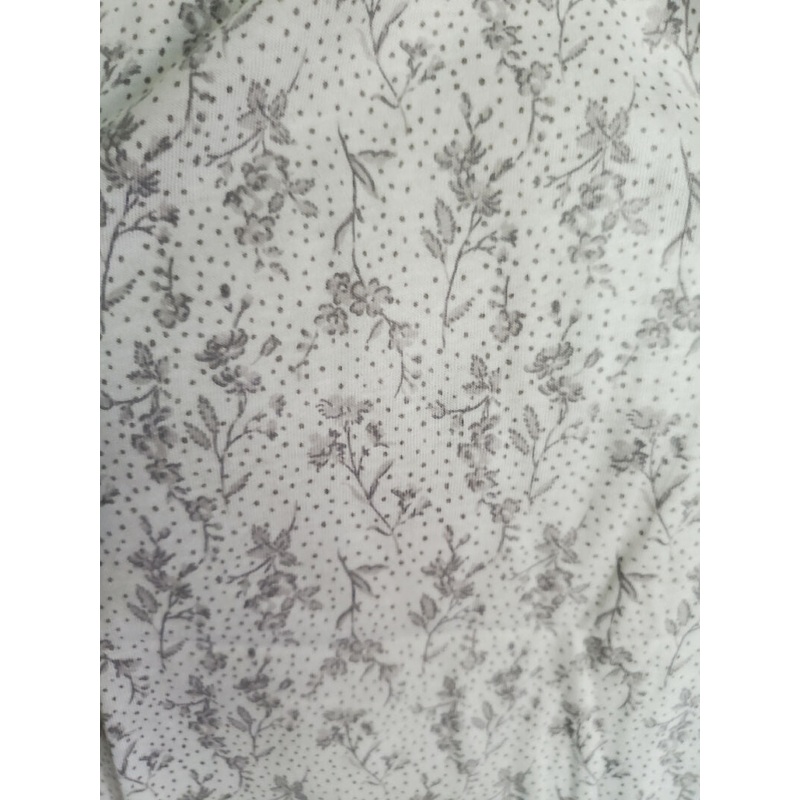 Cotton/Rayon Floral Jersey Remnant