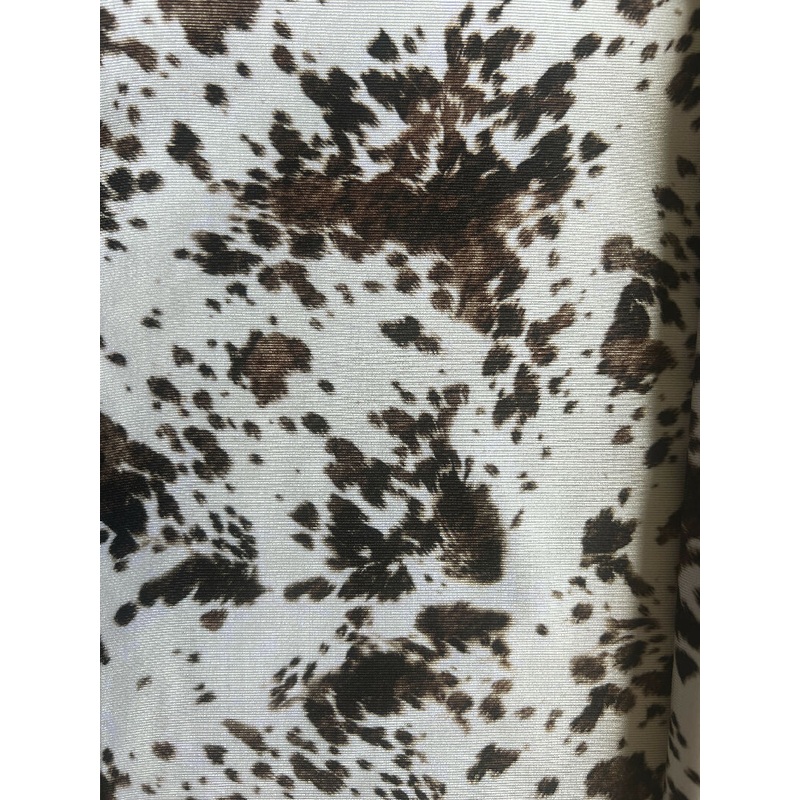 Cow Print Swimsuit Material