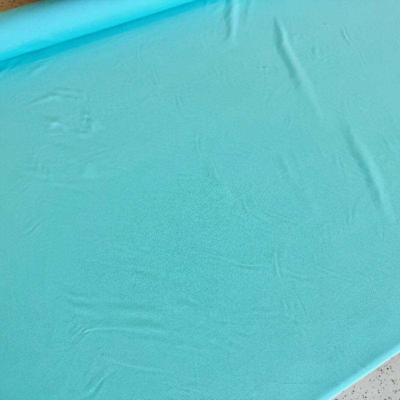 Gorgeous Aqua Blue Nylon-Lycra Blend Bathing Suit Knit - Yardage
