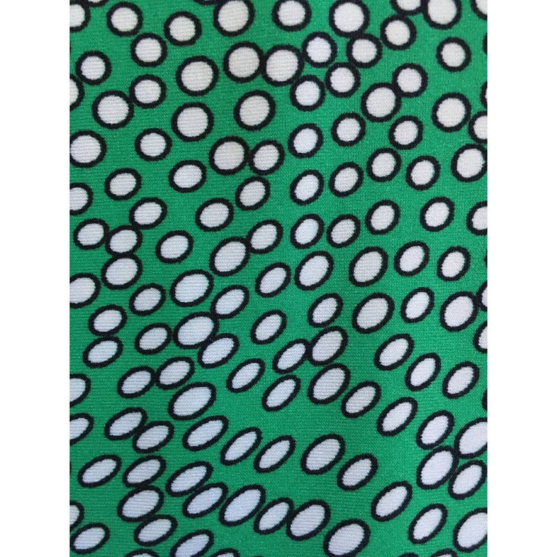 Kelly grn print knit 60w 1yd