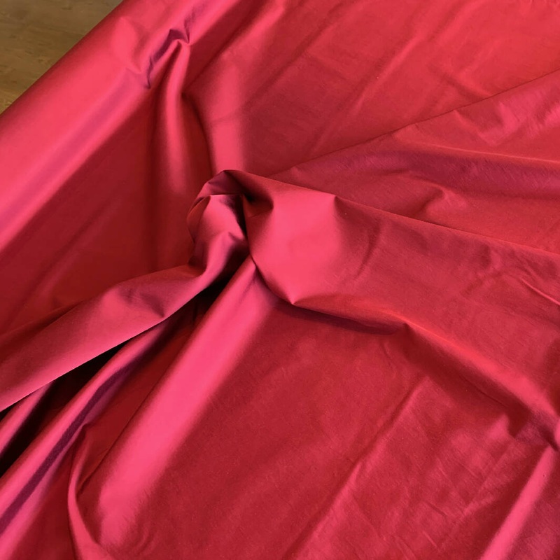 Luscious Red Tahari Shirting - Yardage