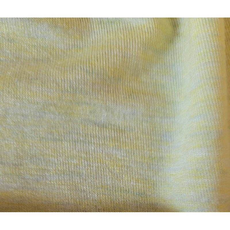Soft yellow semi-opaque t shirt knit - 2 yds