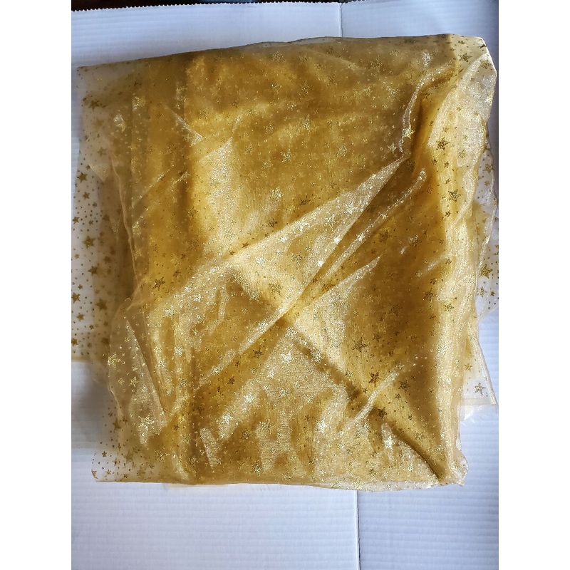 Starred Golden Tulle