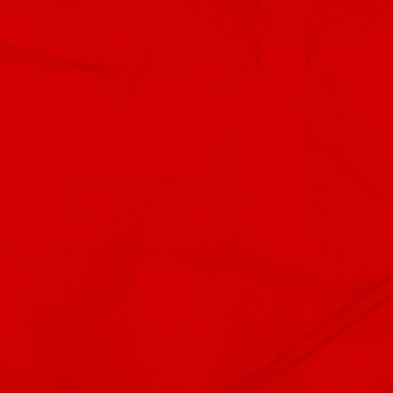 Tomato Red Cotton Polyester Lightweight Woven