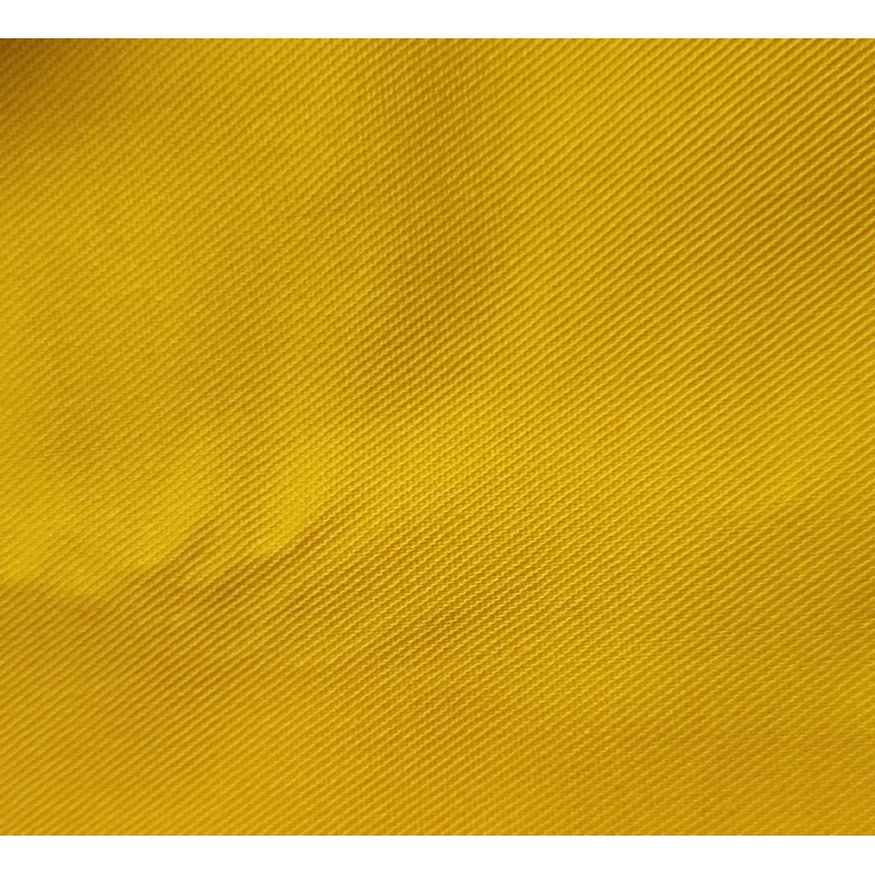 Yellow Chino Twill Woven Fabric just under a yd 60" wide