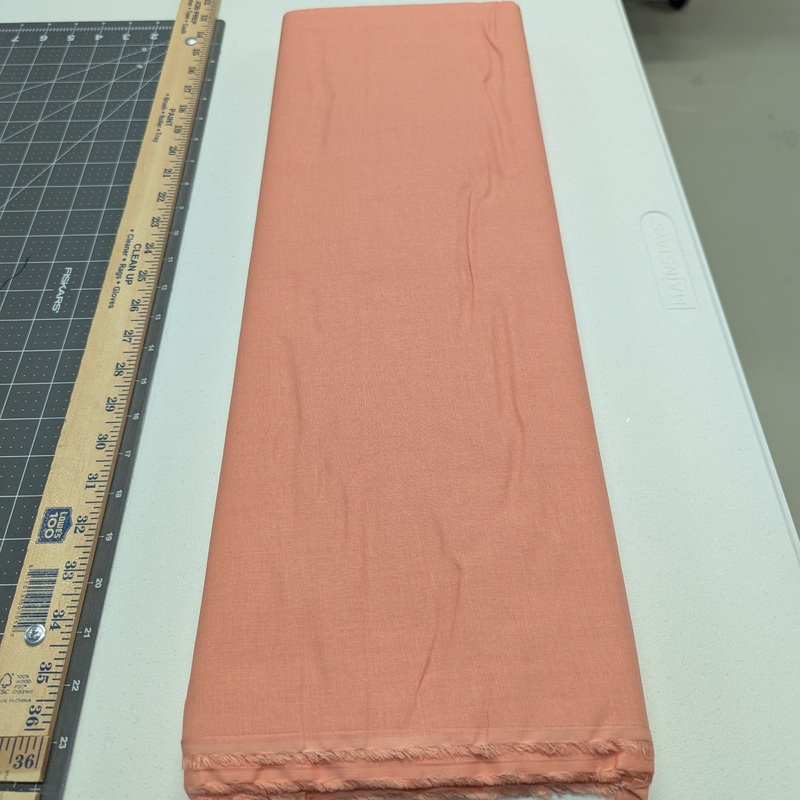 $35 Whole 8 Yard Bolt Solid Peach Pink Sew Classics Solids