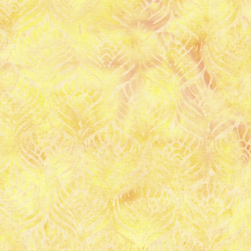 Island Batik Floralicious Feathers Sunshine 112030130