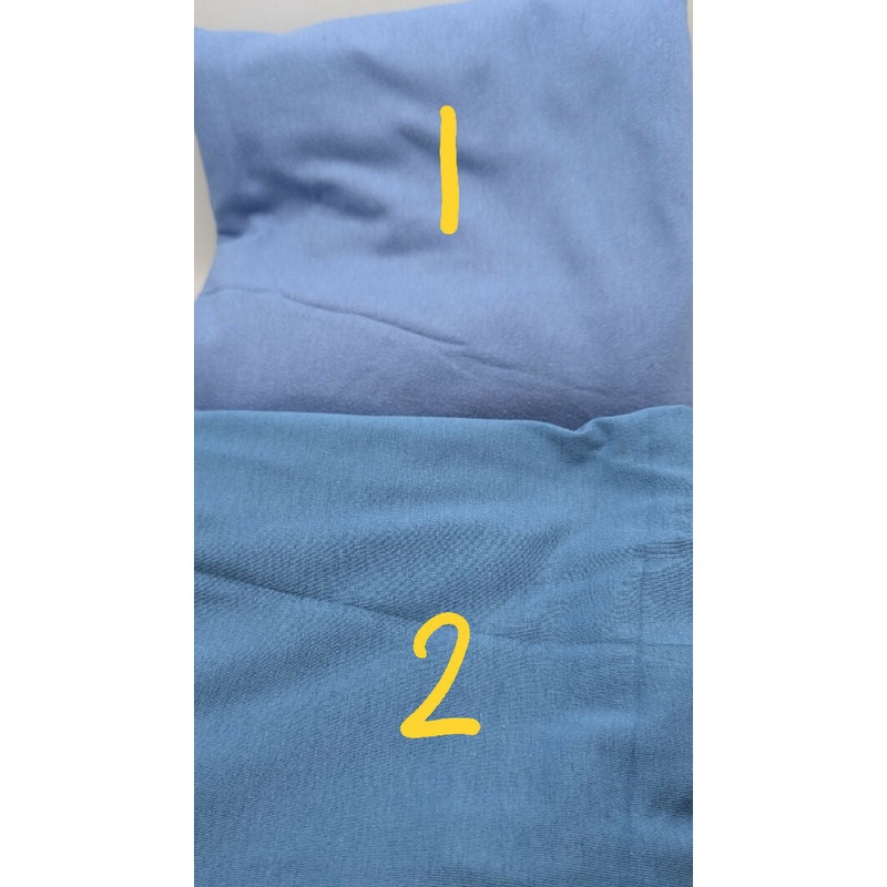 Shades of Blue Cotton Knit Fabrics - 2 Pieces