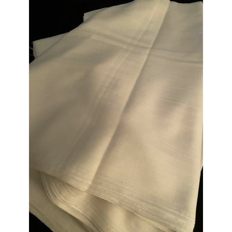 White Crinkle cloth